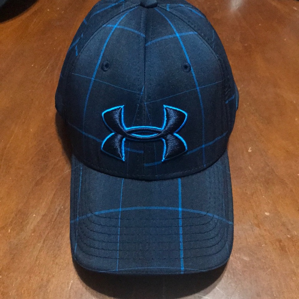 Blue under armour hat